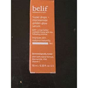 Belif Super Drops Niacinamide Golden Glow Serum 10ml Face Radiance